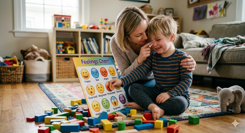 Free parenting printables including a feelings chart for children